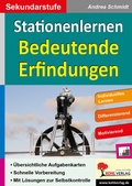 Cover: Stationenlernen Bedeutende Erfindungen - KOHL VERLAG Der Verlag mit dem Baum