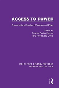 Enlarge image Cover: Access to Power - Routledge