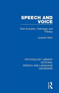 Abbildung von: Speech and Voice - Routledge