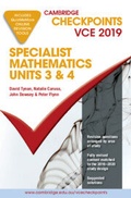 Cover: Cambridge Checkpoints VCE Specialist Mathematics 3&4 2019 and QuizMeMore - Cambridge University Press