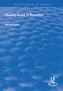 Cover: Making Sense of MacIntyre - Routledge