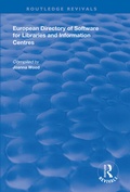 Cover: European Directory of Software for Libraries and Information Centres - Routledge