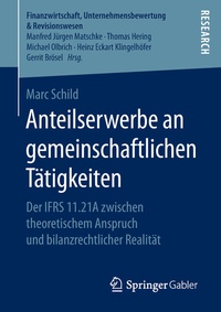 Abbildung von: Anteilserwerbe an gemeinschaftlichen Tätigkeiten - Springer Gabler