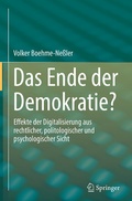 Cover: Das Ende der Demokratie? - Springer