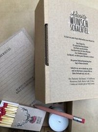Abbildung von: Advents Wunsch Schachtel Rentier - Nova MD