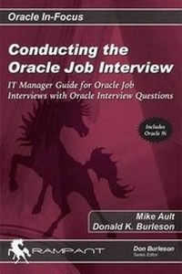 Enlarge image Cover: Conducting the Oracle Job Interview - Rampant TechPress