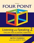 Cover: Four Point Listening and Speaking 2, Second Edition (No Audio) - The University of Michigan Press