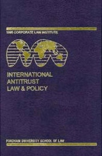 Abbildung von: International Antitrust Law and Policy - 1995 - Sweet & Maxwell
