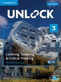 Cover: Unlock Level 3 Listening, Speaking & Critical Thinking Student's Book, Mob App and Online Workbook w/ Downloadable Audio and Video - Cambridge University Press
