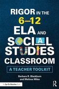 Cover: Rigor in the 6-12 ELA and Social Studies Classroom - Routledge