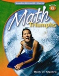 Cover: Math Triumphs, Grade 6 Book 3 - McGraw-Hill Inc.,US