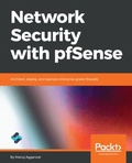 Cover: Network Security with pfSense - Packt Publishing