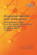 Cover: Argumentation and Inference I - College Publications