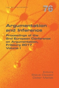 Enlarge image Cover: Argumentation and Inference I - College Publications