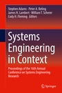 Cover: Systems Engineering in Context - Springer