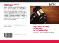 Abbildung von: Legalidad de las funciones jurisdiccionales - Editorial Academica Espanola