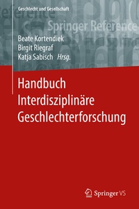Abbildung von: Handbuch Interdisziplinäre Geschlechterforschung - Springer VS