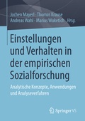 Cover: Einstellungen und Verhalten in der empirischen Sozialforschung - Springer VS