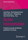 Cover: Dichte Interpretation - Springer VS