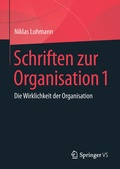 Cover: Schriften zur Organisation 1 - Springer VS