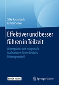 Cover: Effektiver und besser F&uuml;hren in Teilzeit - Springer Gabler