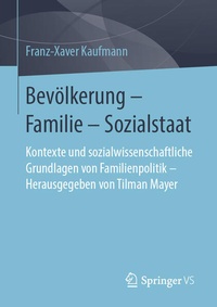 Abbildung von: Bevölkerung - Familie - Sozialstaat - Springer VS