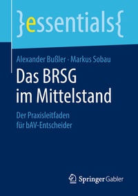 Abbildung von: Das BRSG im Mittelstand - Springer Gabler