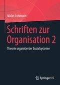 Cover: Schriften zur Organisation 2 - Springer VS