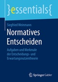 Cover: Normatives Entscheiden - Springer Gabler