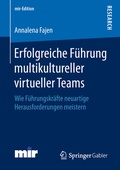 Cover: Erfolgreiche F&uuml;hrung multikultureller virtueller Teams - Springer Gabler