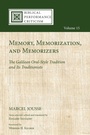 Cover: Memory, Memorization, and Memorizers - Wipf & Stock Publishers