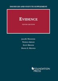 Enlarge image Cover: Evidence, 2018 Rules and Statute Supplement - West Academic Press