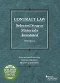 Cover: Contract Law, Selected Source Materials Annotated, 2018 Edition - West Academic Press