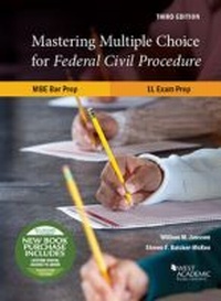 Enlarge image Cover: Mastering Multiple Choice for Federal Civil Procedure MBE Bar Prep and 1L Exam Prep - West Academic Press