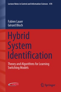 Enlarge image Cover: Hybrid System Identification - Springer