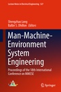 Cover: Man-Machine-Environment System Engineering - Springer