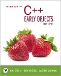 Cover: Starting Out with C++ - Pearson
