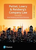 Cover: Pettet, Lowry & Reisberg's Company Law - Pearson