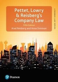 Abbildung von: Pettet, Lowry & Reisberg's Company Law - Pearson