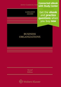 Enlarge image Cover: Business Organizations - Aspen Publishers