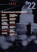 Cover: The Journal of Decorative and Propaganda Arts: Cuba Theme Issue v. 22 - MIT Press