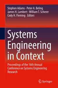 Enlarge image Cover: Systems Engineering in Context - Springer