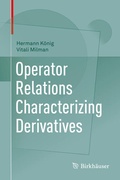 Cover: Operator Relations Characterizing Derivatives - Birkh&auml;user