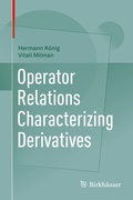 Cover: Operator Relations Characterizing Derivatives - Birkh&auml;user