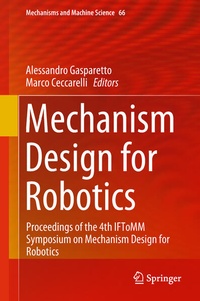 Enlarge image Cover: Mechanism Design for Robotics - Springer