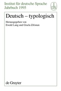 Cover: Deutsch - Typologisch - De Gruyter
