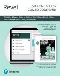 Enlarge image Cover: Revel for the Allyn & Bacon Guide to Writing -- Combo Access Card - Pearson