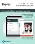 Cover: Revel for Abnormal Psychology -- Combo Access Card - Pearson