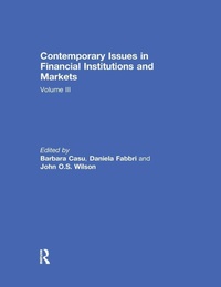 Enlarge image Cover: Contemporary Issues in Financial Institutions and Markets - Routledge