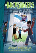 Cover: The Backstagers and the Theater of the Ancients (Backstagers #2) - Amulet Books